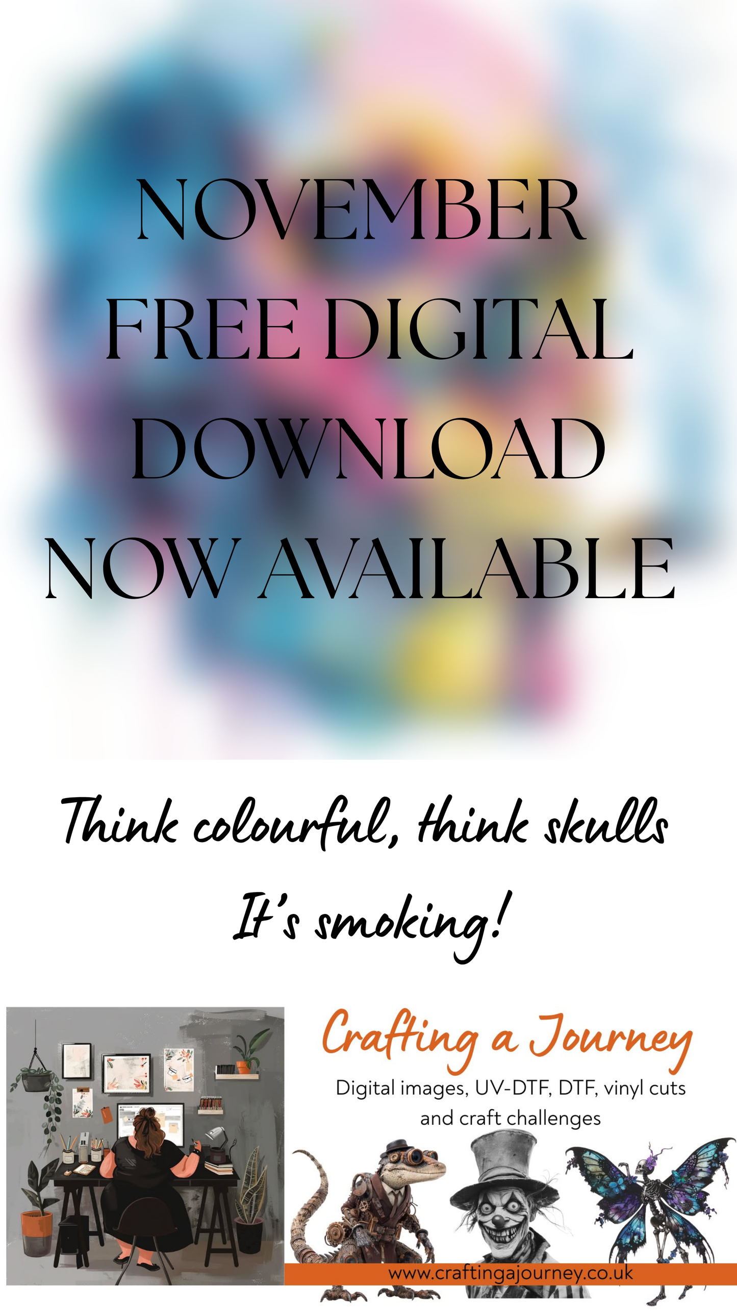 Think colourful, think skulls - it's smoking!