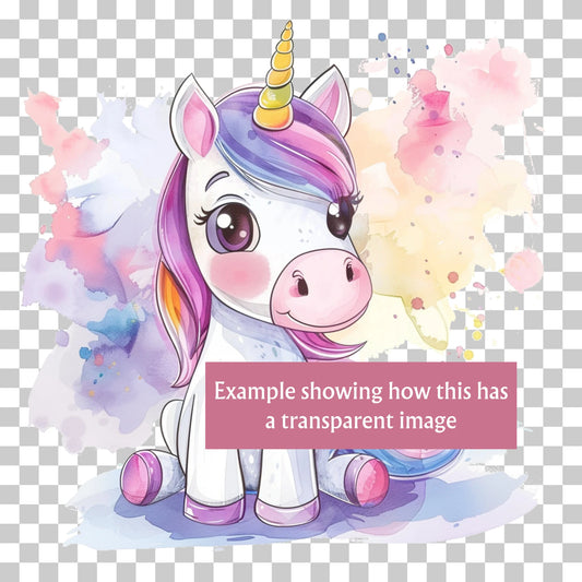 Little Unicorn PNG Clipart