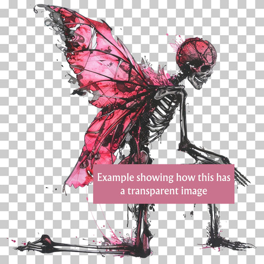 Skeleton Fairy Collection PNG Clipart