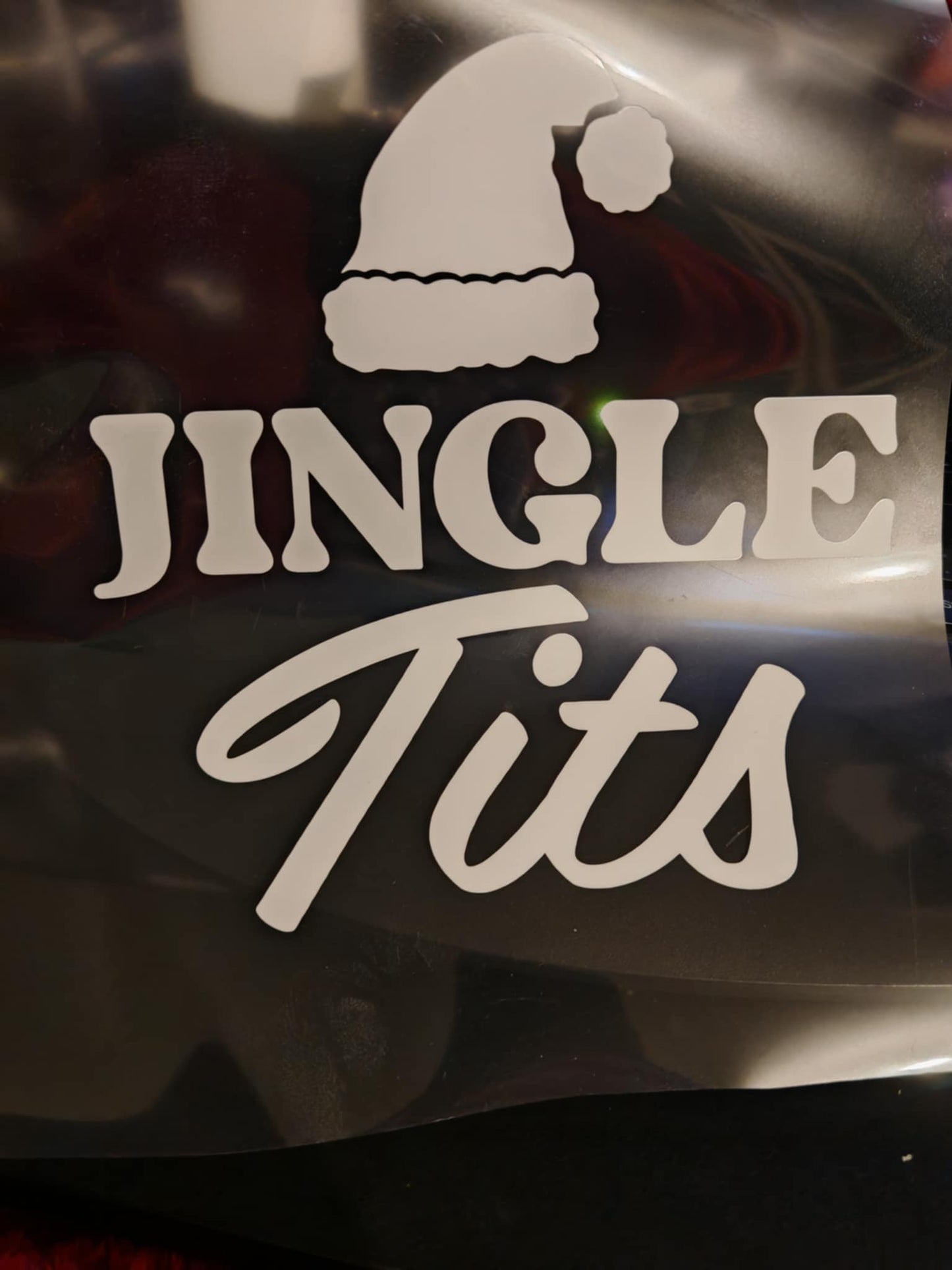 Jingle Tits Iron On