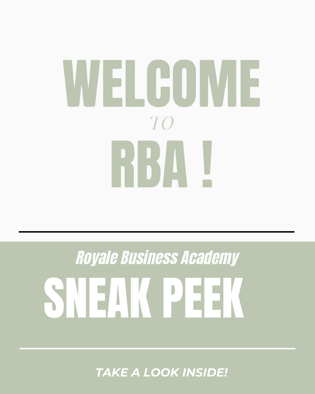 RBA Business Course