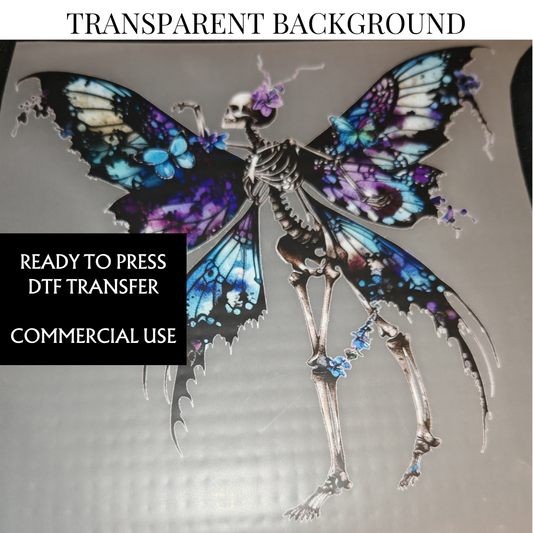 Skeleton Fairy DTF