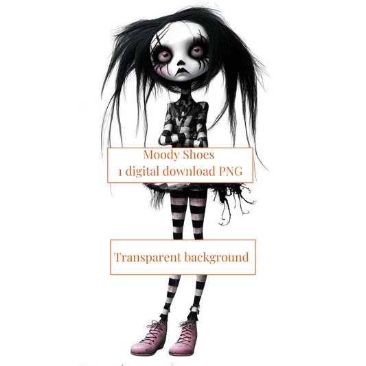 Moody shoes digital download