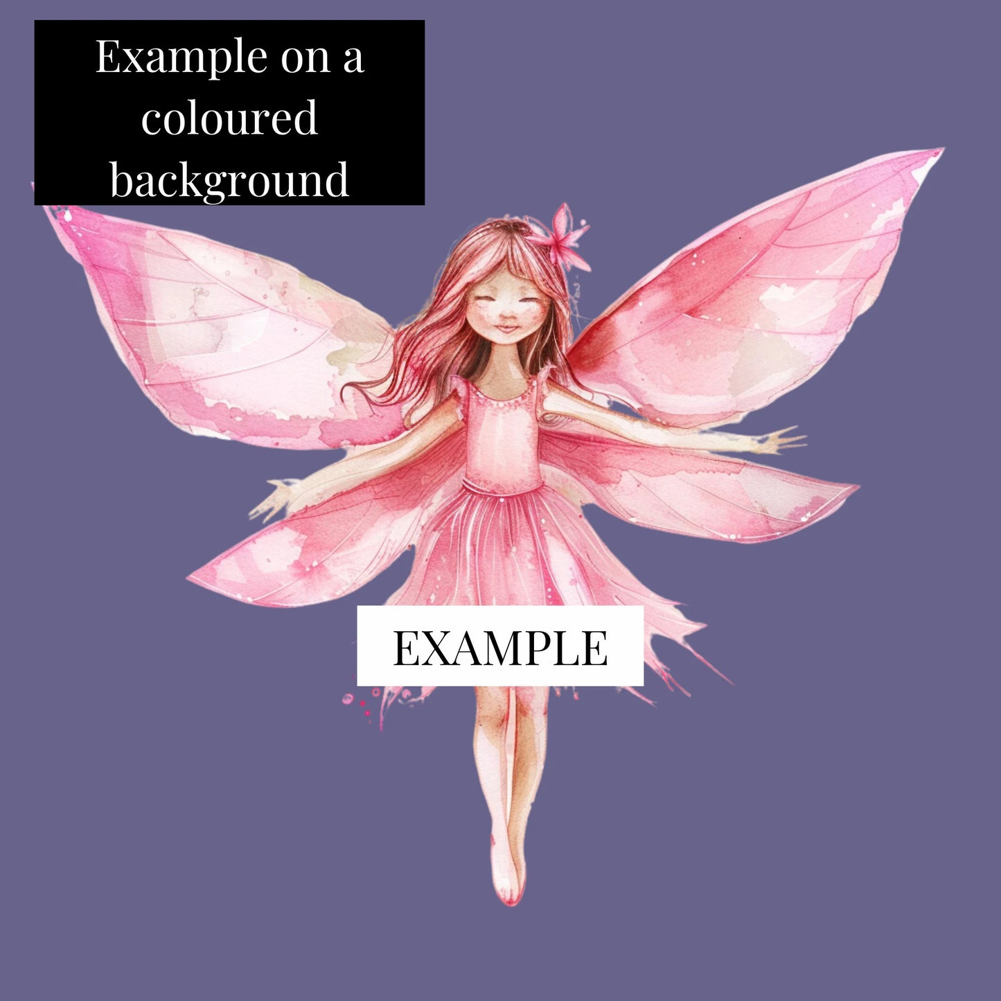 4 Fairy Clipart / PNG individual images