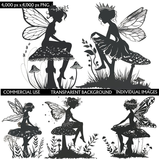 Shilloutte Fairy Images