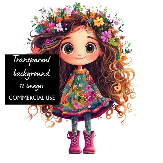 Quirky Flower Girl