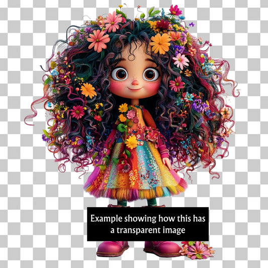 Quirky Flower Girl