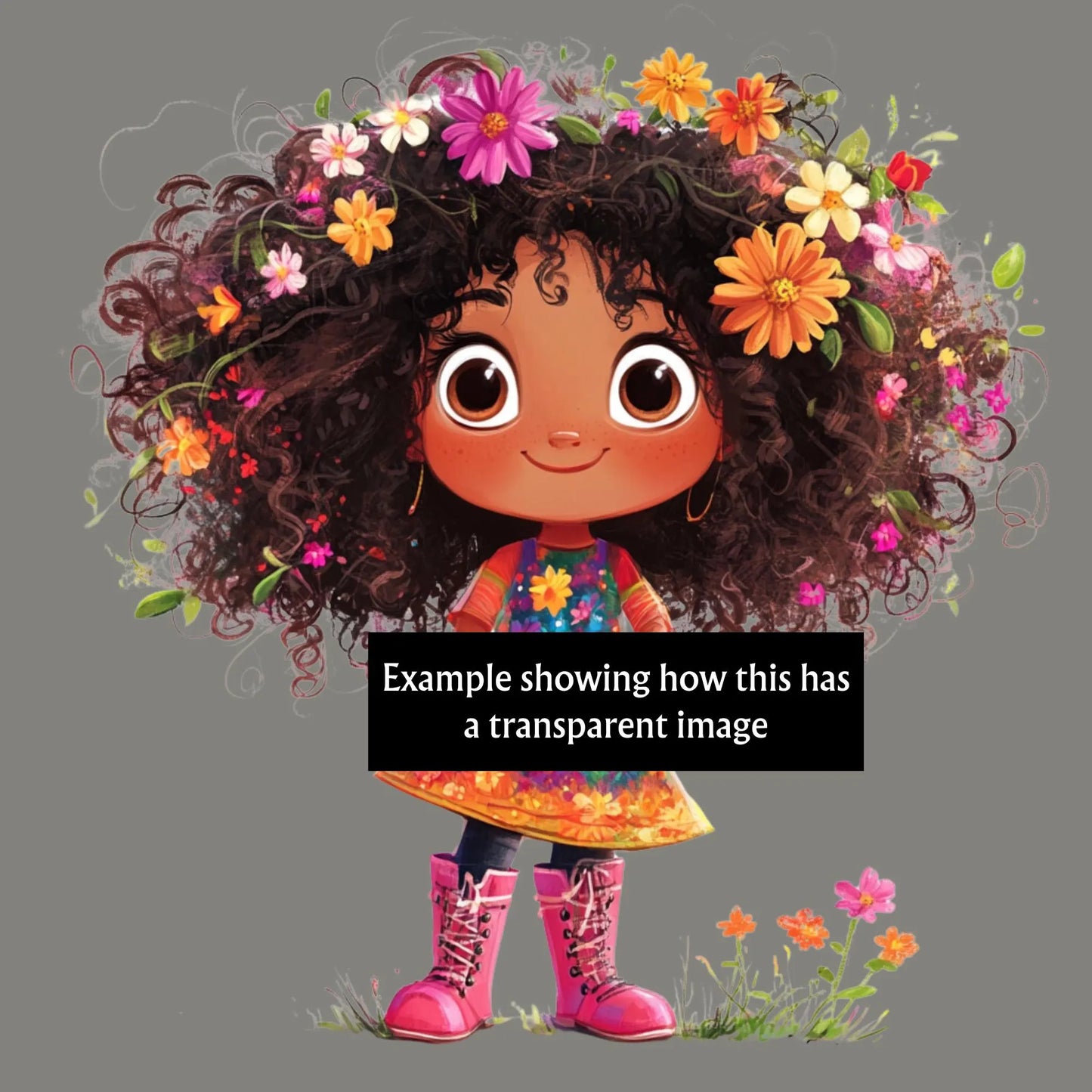 Quirky Flower Girl