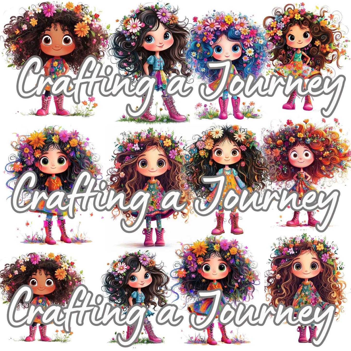 Quirky Flower Girl