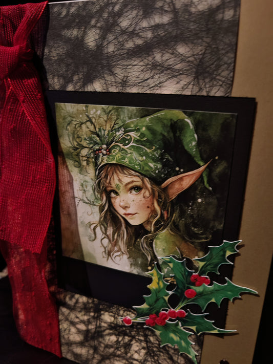 Card Christmas Elf
