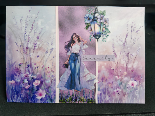 Serenity handmade card
